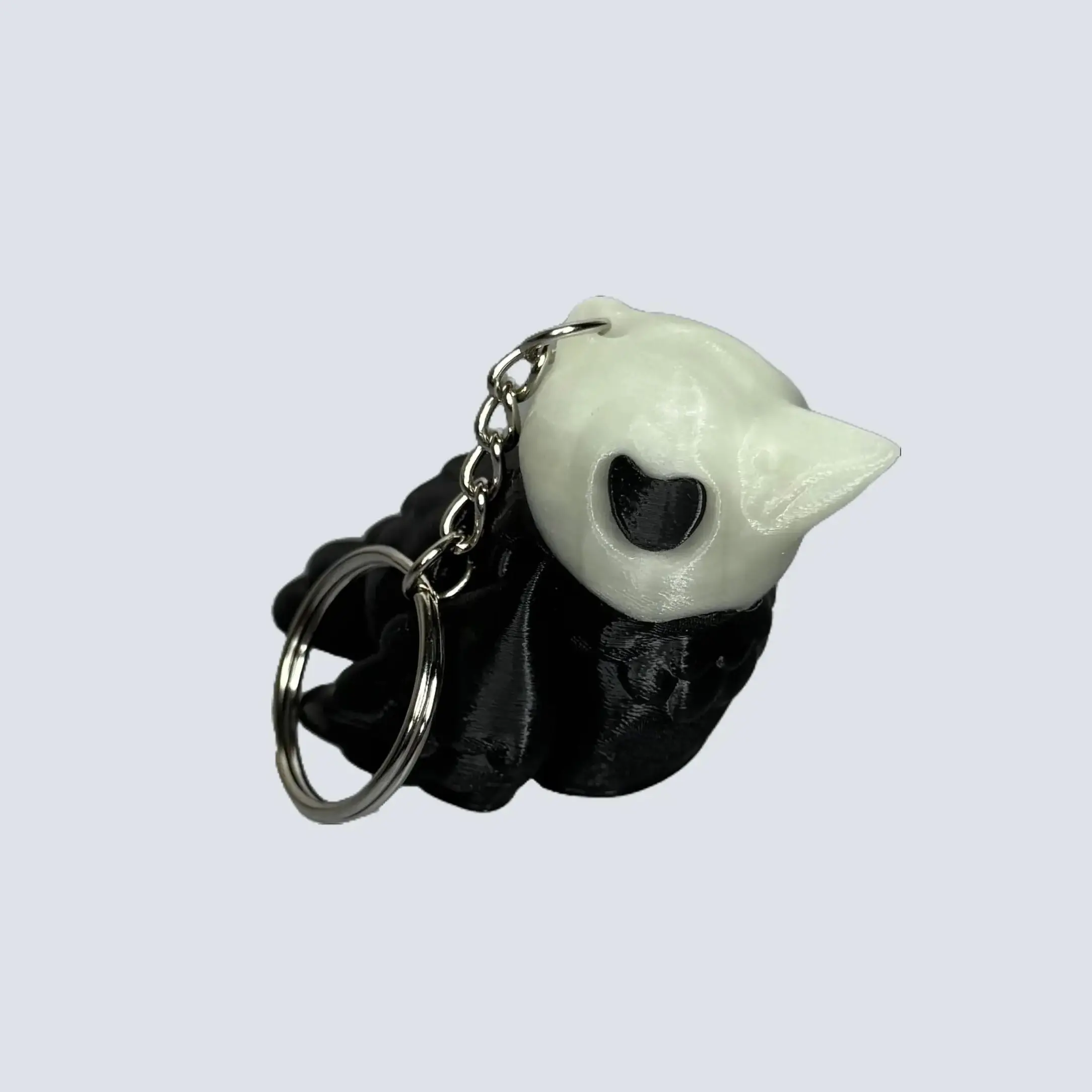 Glow Gothic Halloween Crow Keychain - Fashion Accessory for Daily Use