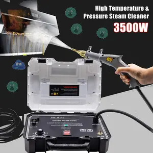 High Pressure Steam Cleaner, 3500W Steamer for Cleaning Grout Tile, Heavy Duty Portable Steamer Cleaner for Car Auto, High Heat Cleaning Steamer for Home Shower All Surfaces 110V