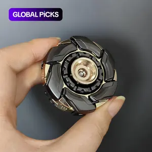 Fidget Spinner Toy, 1 Piece Metallic Design Stress Relief Toy, Open Armor Spinning Top Fidget Toys, Novelty Toys for Adults, Stress Relieving Accessory, Stress Relief Fidgeting, Cool Gadgets #GLOBAL PICKS
