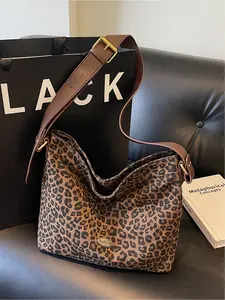 Women's Large Capacity Casual Crossbody Bag, Simple Style Commuter Shoulder Bag, Versatile Daily Use Handbag for Ladies, Handbag Shoulder Purse