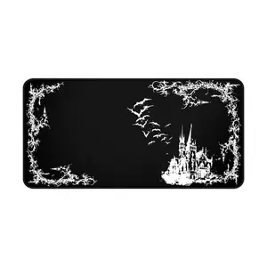 Gothic Castle Vampire Cybersigilism Desk Mat