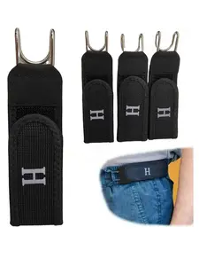 Tool Holder Belt Clip, Heavy Duty Tape Measure Holder, Work Belt Tool Hook, Utility Tool Organizer for Carpenter Electrician, Hands-free Worksite Tool Assistant, Outdoor DIY Tool Clip