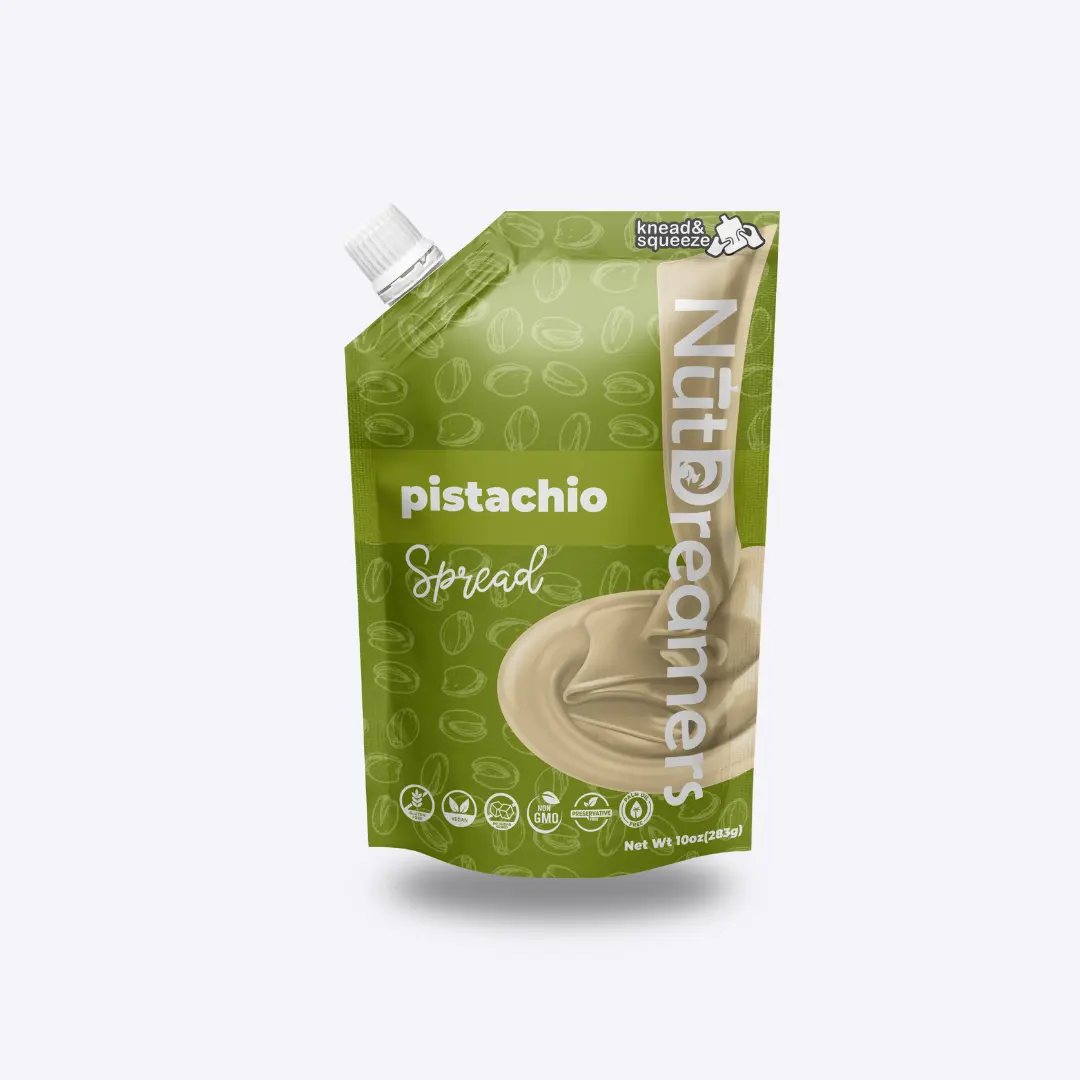 Pistachio Nut Butter Premium Spread - Keto-Friendly, Gluten-Free, Peanut-Free, Vegan, No Palm Oil, Avocado Oil, Vanilla Natural Flavor, No Sugar Added Pantry Snack, Fruit Topping