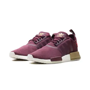 NMD R1 WMNS "MAROON/MAROON/GLORY RED/GOLD" FY9390