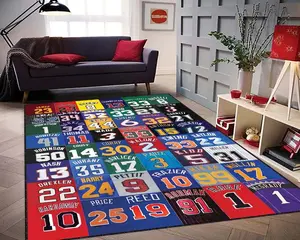 Amazing Team Rug, Legend Basketball Team Rug, Basketball Jerseys Rug