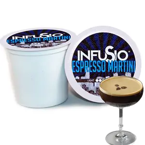 InfuSio Espresso Martini Flavored Coffee Pods – 96 Count
