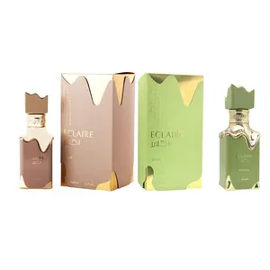 Lattafa Perfumes | Eclaire Pistache + Eclaire | Eau De Parfum | Unisex fragrance | 100 ML - 3.4 oz | Pistachio Cream - Caramel & Vanilla Notes