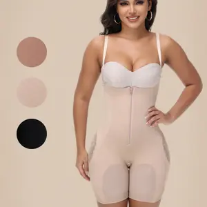 ChicCurve High-Waisted Tummy Control & Butt-Lifting Shaping Shorts for Women Breathable Fabric with Zipper Detail Plain Design Comfortable Bodysuit Minimalist Basic Style Shapewear SpringStatements