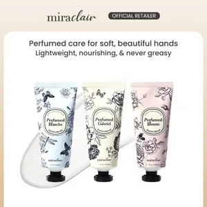 miraclair Perfumed Hand Cream Set | 3-Piece Luxury Hand Care Gift Set with Shea Butter, 5-Cica Complex, Anti-Aging Adenosine & Elegant Floral Scents, Moisturizing & Soothing for Dry Hands