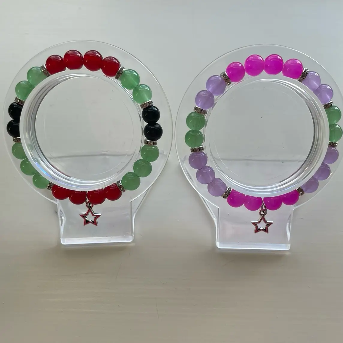 Teen monsters starfire and robin matching bracelets Anniversary