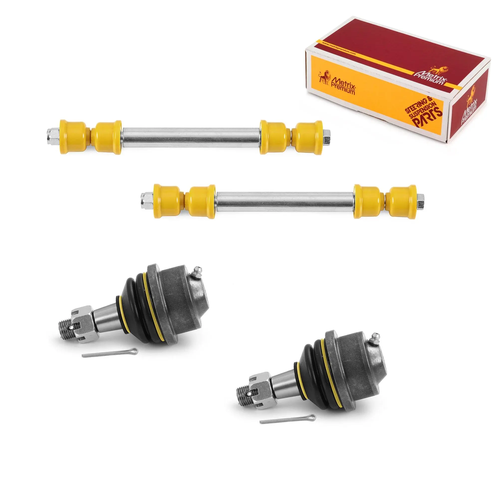 4 PC Front Stabilizer Bar Link and Front Lower Ball Joint Kit  96867MT