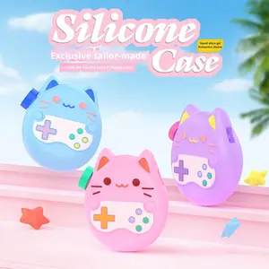 For Tamagotchi Paradise Liquid Silicone Game Console Protective Case Shockproof Soft Protective Case