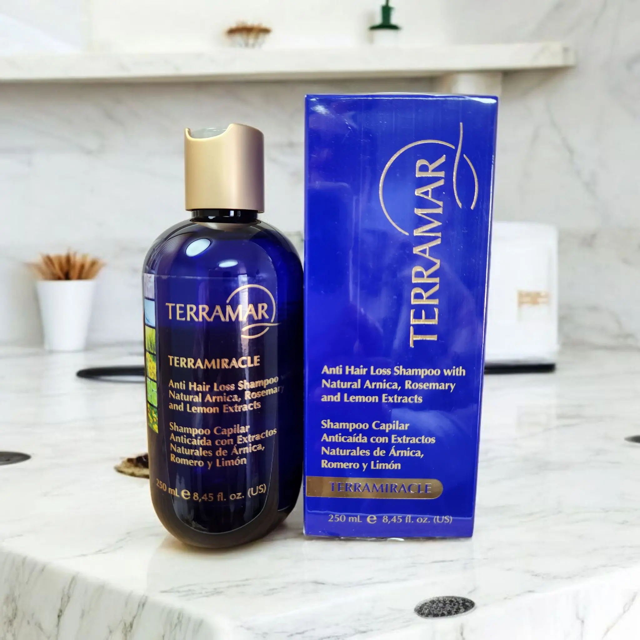 SHAMP00-CAPlLAR-ANTlCAlDA- TERRAMAR BEAUTY Anti Thinning Shampoo Biotin Conditioner