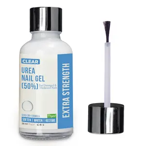 Urea Nail Gel - Softens Cracked Heel Calluses & Thick Toenails - Repairs Damaged, Yellow, Discolored Nails – Highly Effective & Quick-Dry Fingernails & Toenail Treatment (Urea 50%)