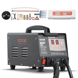 【fathersdaygift】VEVOR Stud Welder Dent Repair Kit220V 3KW Spot Welder Dent Puller with Auto/Manual Welding & 7 Versatile ModesAuto Body Spot Welding Dent Puller Machine for CarTruck Dent Repair