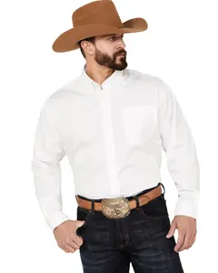 Cinch Men's Solid Long Sleeve Button-Down Western Shirt - Mt10320020