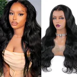 Sapphire Hair Co. 20" 13x4 100% human hair lace frontal body wave wig