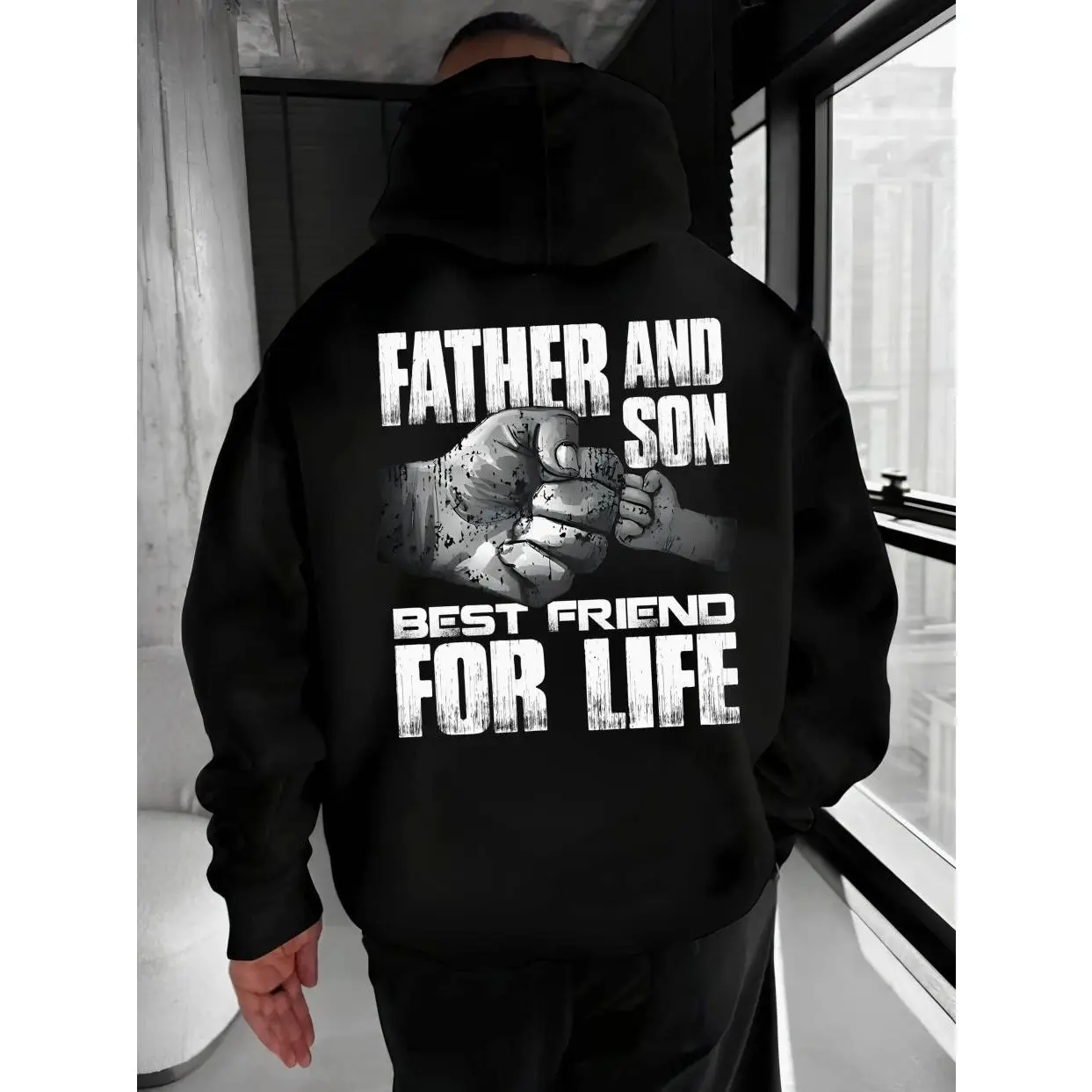 Father And Son Best Friends For Life Hoodie & T-Shirt, Dad & Son Matching Shirt, Father’s Day Gift for Dad, Son Gift, Best Dad Ever Tee, Family Bond Graphic Shirt, Viral TikTok Dad Gift, Papa Son Outfit NO1