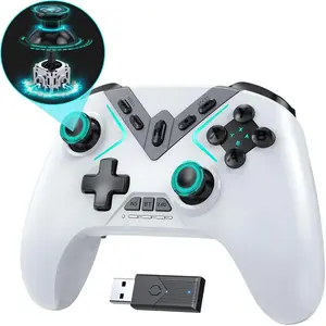 Dual Hall Effect PC Controller-No Drift No  Zone,  Controller for PC Windows//Android//Steam Deck/TV/ with Hall Triggers & Joysticks/Joystick Speed Down (No Phone Clip)