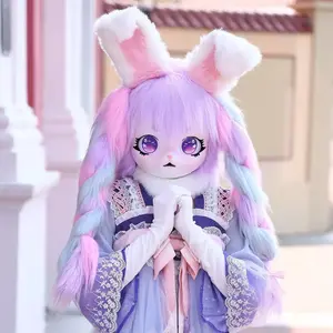 Fursuit Cosplay Headset Furry Costume Paw Head Base Comiket Furry Kig Kigurumi Animal Cat Rabbit Doll Beast Mask