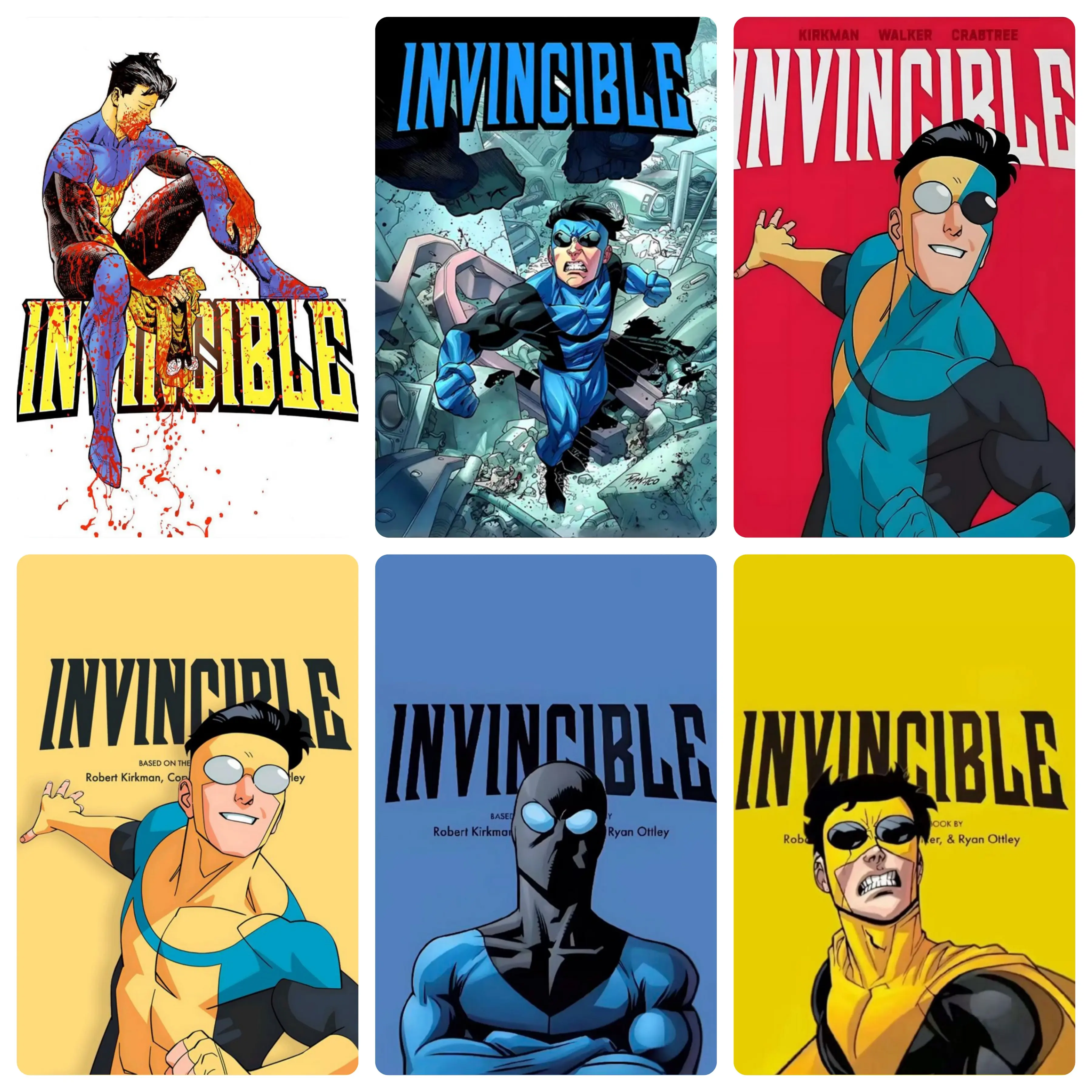 Invincible War-Themed Canvas Poster, Cool Otaku-Style Wall Hanging, Modern Dorm Room Decor, Bedroom Art, Home Wall Art, Teen Room Decorations