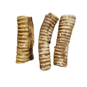 Beef Trachea 8 Count - 100% Grass Fed Free Range Dog Treats Rich in Glucosamine & Chondroitin for Joint Health & Mobility Crunchy Natural Flavor Digestible Snacks