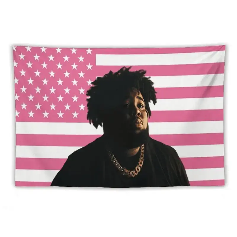 Durable Wave Print Backdrop Tapestry with Decorative Rod - Size-Optional Americana Room Art, Home Wall Decor for College Dorms, Teen Bedrooms home accessories