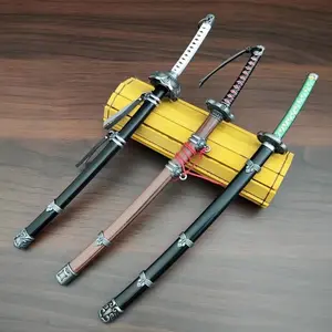 10inch 25cm Metal Wolf Katana Mini Ninja Knife Blade Sekiro Sword Real Japanese Katana Samurai Sabre Anime Gift