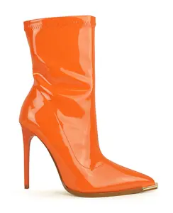 Orange Bootie