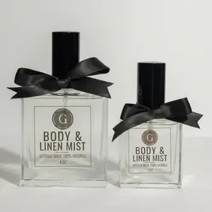 GICAM Verbena Body & Linen Mist - Handcrafted 100% Natural Skincare Blend for Hydration & Nourishment - USA Made Artisan Product Floral Citrus Scent Fragrances Cosmetics
