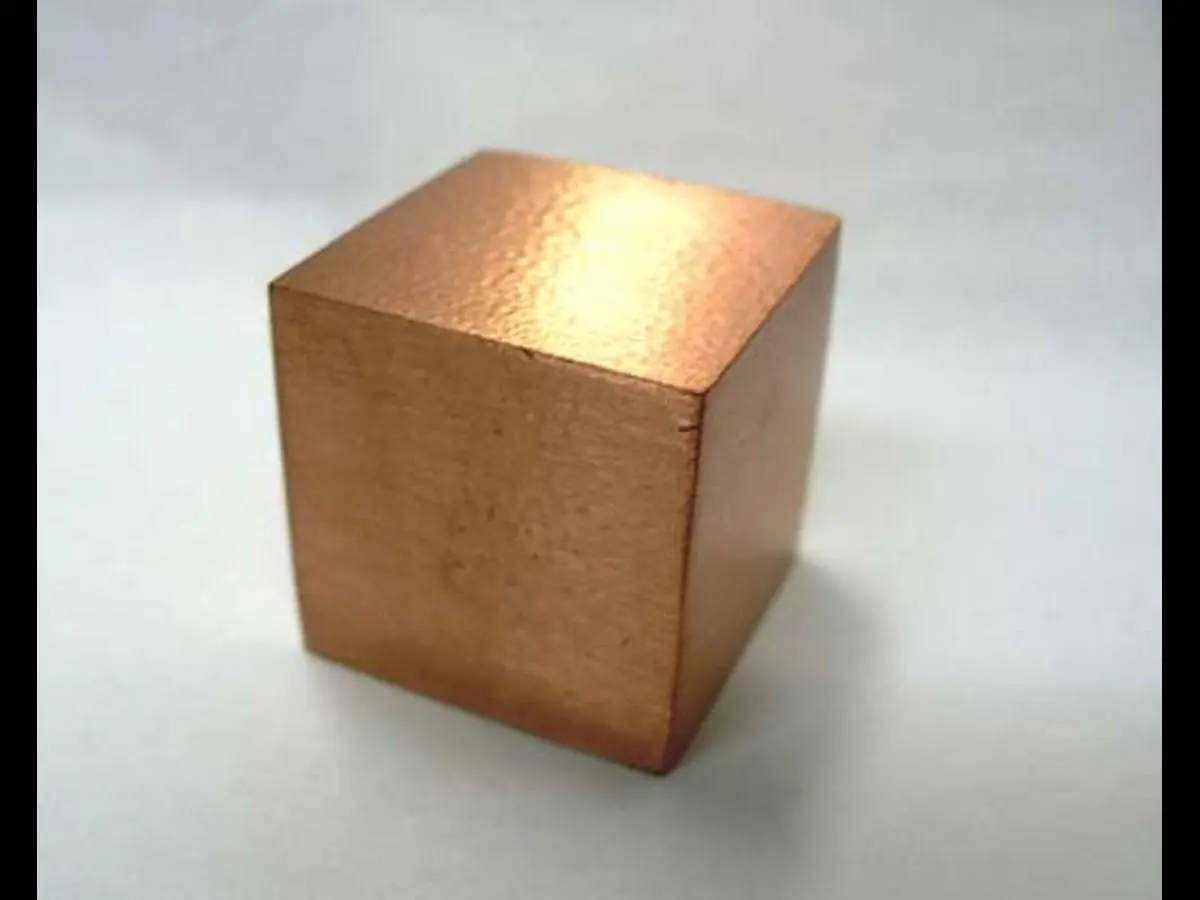 5/8" Solid Copper Cube