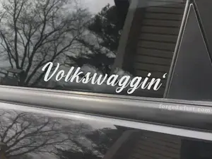 Volkswaggin funny car sticker decal
