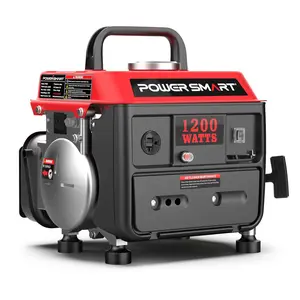 PowerSmart 1200-Watt Portable Generator with Super Quiet,Ultralight 34 lbs,EPA Compliant for Camping,Tailgating,Fuse machine,Outdoor gadgets,PS50,