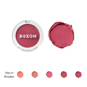 Buxom Plump Shot Peptide Plumping Cream Blush - Matte Finish, All Skin Types, Cruelty Free, Clinically Proven to Plump Cheeks Instantly