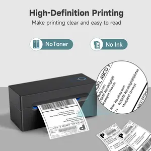 PL80E Bluetooth Thermal Shipping Label Printer, Wireless 4x6 Shipping Label Printer for Small Business,Widely Used for Ebay, Amazon, Shopify