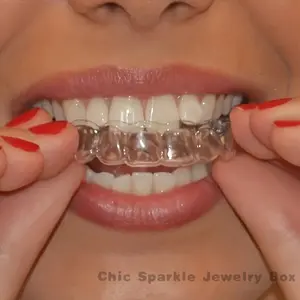 3 Pack Silicone Invisible Teeth Aligners Unisex Nighttime Dental Alignment Trays Clear for Teeth Whitening and Straightening Oral Cosmetic Gentle