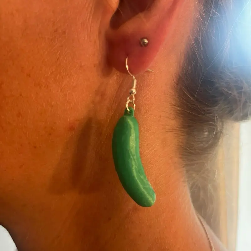 Pickle Earrings