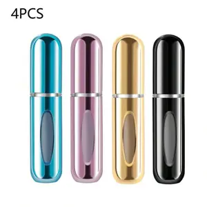 4PCS Portable 5ml Mini Perfume Spray Bottle