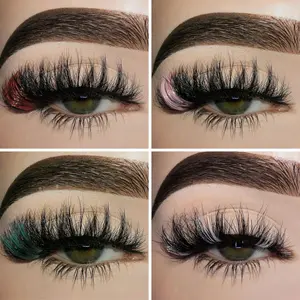 Color Eyelashes for Flawless Makeup - Cosmetic - Eyelash Extension, Lash Extensions Eyelashes Extensions Glitter