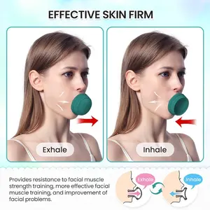 Bite Muscle V Face Trainer, Slimming Facial Lifting Firming Device, Jawline Exercise Tool, Lazy Dual Chin Reducer, Face Shaping Kit