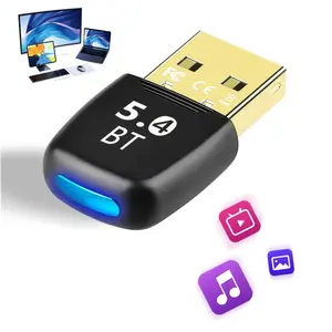 Bluetooth Dongle for PC , Plug & Play Bluetooth Adapter, 20M Range, USB 3.0 for Low Latency, Power Efficient, Works with Wireless Mouse, Keyboard, Headset, Phone, Tablet