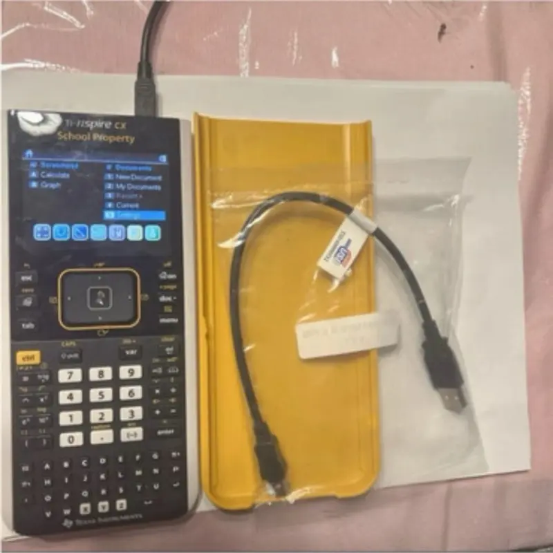 Texas Instruments Ti Nspire CX Graphing Calculator With Case And Cover Tested