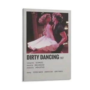 Dirty Dancing Movie Poster Classic Love Poster Canvas Wall Art For Bedroom Decor Bar Office Room Decor Gift