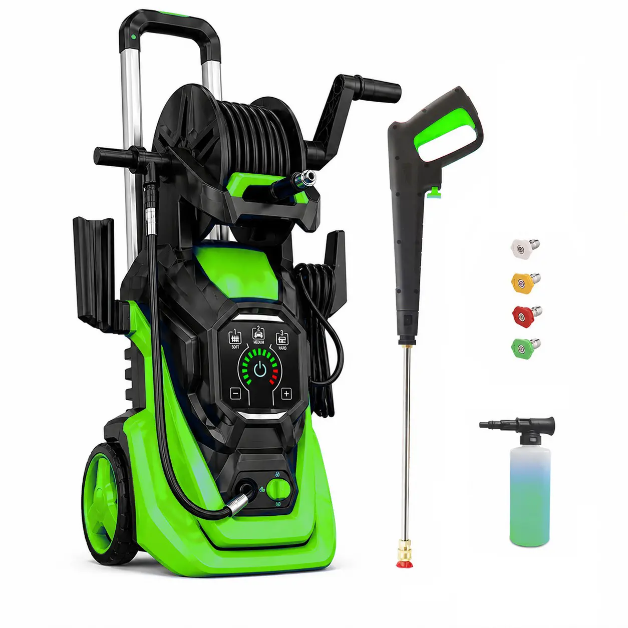 Pressure Washer 5560PSI MAX 3.0GPM Power Washer with Smart Control and 15 Levels of Adjustment Power Washer Powerd for Driveway, Fence, Car, Wash, Home, Outdoor, Sidewalk, Window, Porch cleaning