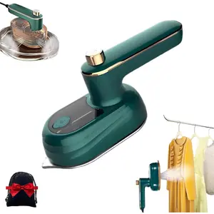 Garment Steamer for Clothes, Portable Travel Clothing Steamer Iron, 2 IN 1 5s Fast Heating, 180° Rotatable Handle