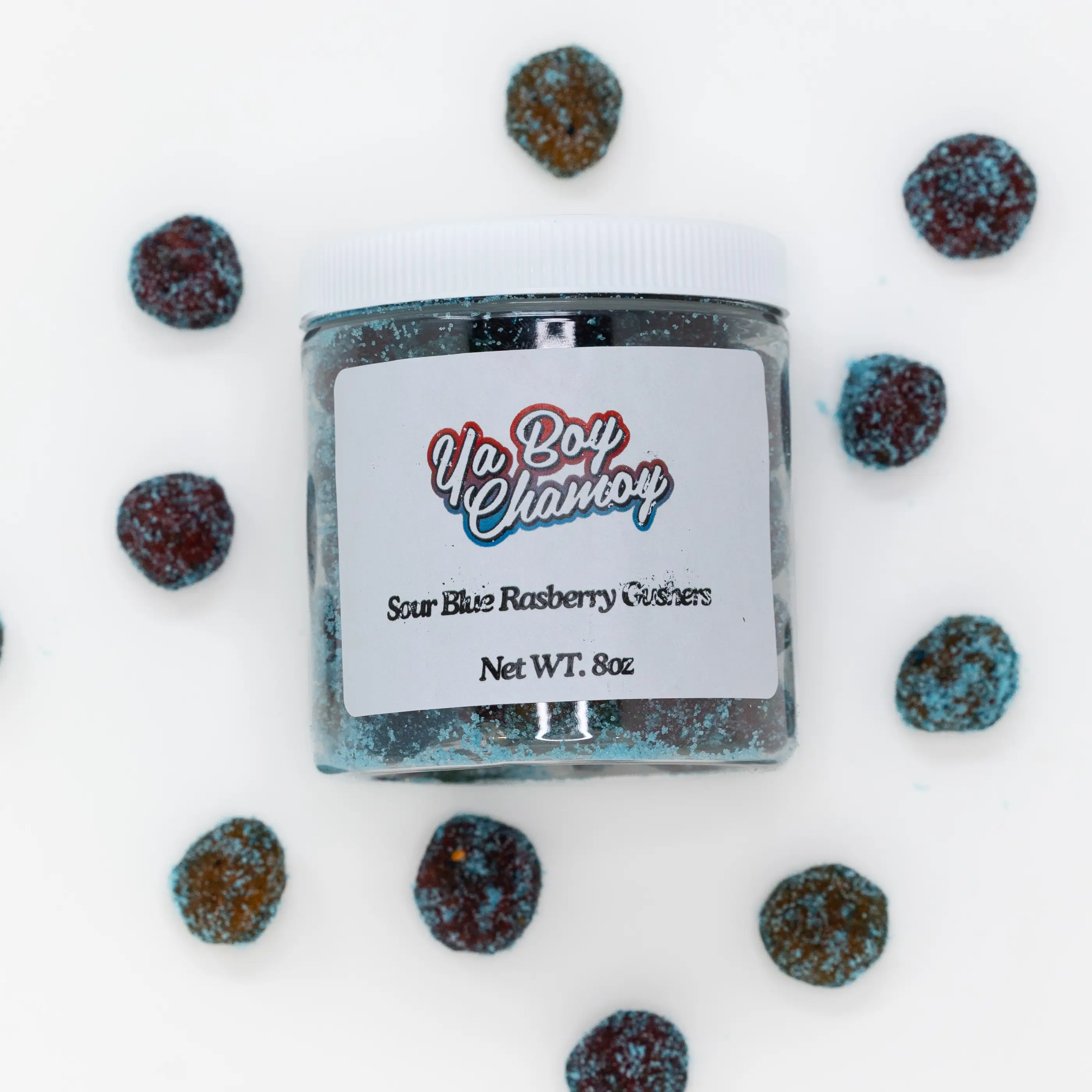 Sour Blue Raspberry Gusherz Yaboychamoy