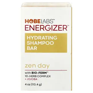 Hobe Labs Energizer™, Hydrating Shampoo Bar, Zen Day, 4 oz (113.4 g)