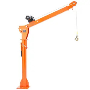 VEVOR Electric Pickup Truck Crane Hoist Crane 1100 lbs 360 °   Swivel Hoist Lift