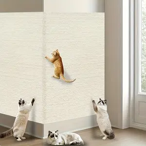Self-adhesive Cat Scratching Mat Versatile and Durable Cat Scratching Board, Interactive Pet Cat Climbing Mat Durable Polyester DIY Home Decor Christmas Gift Scratch-Resistant Felt Mat for Walls and Furniture Cat Scratching Stickers for Home Use,summervib