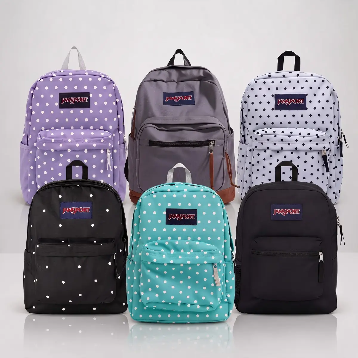 JanSport SuperBreak Printed & Solid Backpack, Multi‑Pocket Large Capacity Lightweight Student School Daypack for Teens Girls & Boys for Daily Commute & Travel